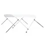 Toldo Bimini de 2 arcos blanco 180x150x110 cm de vidaXL, Cubiertas para almacenamiento de barcas - Ref: Foro24-93125, Precio:...