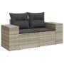 Set de sofás de jardín 8 pzas y cojines ratán sintético gris by , Garden sets - Ref: Foro24-3327942, Price: 550,79 €, Discoun...