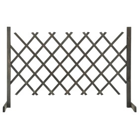 Trellis garden fence solid gray fir wood 120x90 cm by vidaXL, fence panels - Ref: Foro24-314825, Price: 25,91 €, Discount: %
