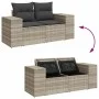 Set de sofás de jardín 8 pzas y cojines ratán sintético gris by , Garden sets - Ref: Foro24-3327942, Price: 550,79 €, Discoun...