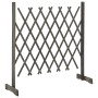 Valla de jardín enrejada madera maciza de abeto gris 120x90 cm de vidaXL, Paneles de vallas - Ref: Foro24-314825, Precio: 25,...