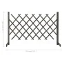 Trellis garden fence solid gray fir wood 120x90 cm by vidaXL, fence panels - Ref: Foro24-314825, Price: 25,77 €, Discount: %