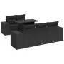 Set de sofás de jardín 6 piezas y cojines ratán sintético negro de , Conjuntos de jardín - Ref: Foro24-3326726, Precio: 521,0...