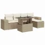 Juego de sofás jardín con cojines 6 pzas ratán sintético beige by , Garden sets - Ref: Foro24-3326779, Price: 504,01 €, Disco...