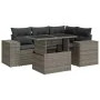Set of garden sofas with cushions 5 pcs synthetic rattan gray by , Garden sets - Ref: Foro24-3326791, Price: 387,38 €, Discou...