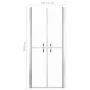 ESG klare Duschtür 71x190 cm von vidaXL, Duschtüren - Ref: Foro24-148778, Preis: 164,85 €, Rabatt: %