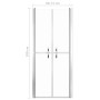 ESG klare Duschtür 71x190 cm von vidaXL, Duschtüren - Ref: Foro24-148778, Preis: 173,74 €, Rabatt: %