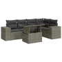 Set de muebles de jardín 6 pzas y cojines ratán sintético gris de , Conjuntos de jardín - Ref: Foro24-3326801, Precio: 438,71...