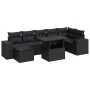 Set de sofás de jardín y cojines 8 piezas ratán sintético negro von , Gartensets - Ref: Foro24-3326836, Preis: 557,73 €, Raba...