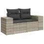 Set of 8 garden sofas and cushions synthetic rattan gray by , Garden sets - Ref: Foro24-3326843, Price: 632,24 €, Discount: %