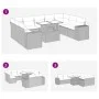 Set of garden sofas with beige cushions 10 pcs synthetic rattan by , Garden sets - Ref: Foro24-3326860, Price: 724,75 €, Disc...
