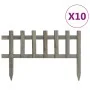 Bordes de jardín 10 unidades madera de abeto 4,4 m by vidaXL, Garden edging and edging - Ref: Foro24-314845, Price: 29,95 €, ...