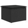 Set de sofás de jardín 7 pzas con cojines ratán sintético negro by , Garden sets - Ref: Foro24-3326946, Price: 481,39 €, Disc...