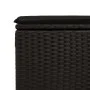 Set of 7 garden sofas with cushions synthetic rattan black by , Garden sets - Ref: Foro24-3327058, Price: 497,16 €, Discount: %
