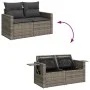 Set of 6 garden furniture and cushions synthetic rattan gray by , Garden sets - Ref: Foro24-3327140, Price: 401,85 €, Discoun...