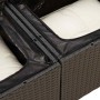 Set of 6-piece garden sofas and cushions synthetic rattan black by , Garden sets - Ref: Foro24-3325622, Price: 362,83 €, Disc...