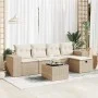 Juego de sofás jardín con cojines 6 pzas ratán sintético beige von , Gartensets - Ref: Foro24-3325674, Preis: 461,07 €, Rabat...