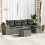 Set de muebles de jardín 6 pzas y cojines ratán sintético gris de , Conjuntos de jardín - Ref: Foro24-3325676, Precio: 373,89...