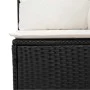Set of 6-piece garden sofas and cushions synthetic rattan black by , Garden sets - Ref: Foro24-3325752, Price: 332,82 €, Disc...