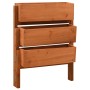 Folding orange fir wood garden planter 60x14x75 cm by vidaXL, Pots and planters - Ref: Foro24-314840, Price: 64,48 €, Discoun...