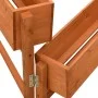 Zusammenklappbarer Pflanzkasten aus orangefarbenem Tannenholz, 60 x 14 x 75 cm von vidaXL, Töpfe und Pflanzgefäße - Ref: Foro...