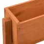 Zusammenklappbarer Pflanzkasten aus orangefarbenem Tannenholz, 60 x 14 x 75 cm von vidaXL, Töpfe und Pflanzgefäße - Ref: Foro...