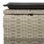 Set of garden sofas and cushions 5 pcs synthetic rattan light gray by , Garden sets - Ref: Foro24-3325468, Price: 334,90 €, D...