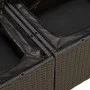 Set garden sofas and cushions 5 pcs synthetic rattan acacia black by , Garden sets - Ref: Foro24-3327485, Price: 445,33 €, Di...