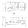 Mueble de TV acero laminado en frío antracita 101,5x39x43,5 cm by , TV Furniture - Ref: Foro24-851324, Price: 93,19 €, Discou...