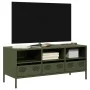 Mueble TV acero laminado en frío verde oliva 101,5x39x43,5 cm von , TV-Möbel - Ref: Foro24-851326, Preis: 93,12 €, Rabatt: %