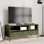 Mueble TV acero laminado en frío verde oliva 101,5x39x43,5 cm von , TV-Möbel - Ref: Foro24-851326, Preis: 94,07 €, Rabatt: %