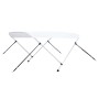 Bimini-Markise mit 2 weißen Bögen 180x130x110 cm von vidaXL, Aufbewahrungsabdeckungen für Boote - Ref: Foro24-93124, Preis: 9...