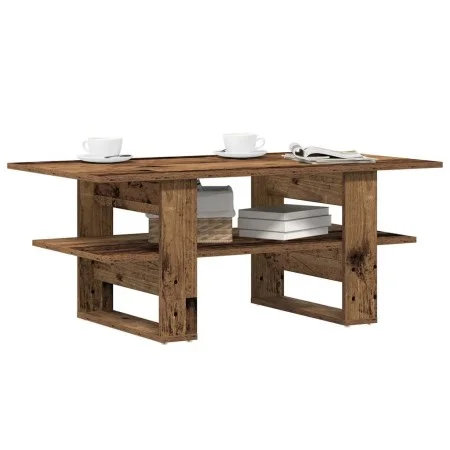 Mesa de centro madera ingeniería madera envejecida 102x55x42 cm von , Couchtisch - Ref: Foro24-855850, Preis: 51,24 €, Rabatt: %