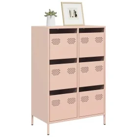 Aparador acero rosa 68x39x101,5 cm by , Sideboards - Ref: Foro24-851221, Price: 126,82 €, Discount: %