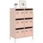Aparador acero rosa 68x39x101,5 cm de , Aparadores - Ref: Foro24-851221, Precio: 128,60 €, Descuento: %
