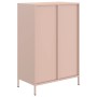 Aparador acero rosa 68x39x101,5 cm de , Aparadores - Ref: Foro24-851221, Precio: 128,60 €, Descuento: %