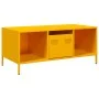 Couchtisch aus kaltgewalztem Stahl gelb 101,5x50x43,5 cm von , Couchtisch - Ref: Foro24-851277, Preis: 123,40 €, Rabatt: %