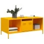 Couchtisch aus kaltgewalztem Stahl gelb 101,5x50x43,5 cm von , Couchtisch - Ref: Foro24-851277, Preis: 123,40 €, Rabatt: %
