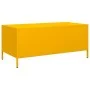 Couchtisch aus kaltgewalztem Stahl gelb 101,5x50x43,5 cm von , Couchtisch - Ref: Foro24-851277, Preis: 123,40 €, Rabatt: %