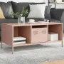 Mesa de centro acero laminado en frío rosa 101,5x50x43,5 cm de , Mesas de centro - Ref: Foro24-851275, Precio: 92,11 €, Descu...