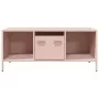 Mesa de centro acero laminado en frío rosa 101,5x50x43,5 cm de , Mesas de centro - Ref: Foro24-851275, Precio: 92,11 €, Descu...
