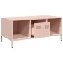 Mesa de centro acero laminado en frío rosa 101,5x50x43,5 cm de , Mesas de centro - Ref: Foro24-851275, Precio: 92,11 €, Descu...