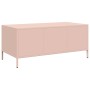 Mesa de centro acero laminado en frío rosa 101,5x50x43,5 cm de , Mesas de centro - Ref: Foro24-851275, Precio: 92,95 €, Descu...