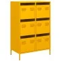 Mustard yellow steel sideboard 68x39x101.5 cm by , Sideboards - Ref: Foro24-851223, Price: 126,82 €, Discount: %