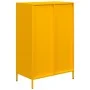 Senfgelbes Sideboard aus Stahl 68x39x101,5 cm von , Sideboards - Ref: Foro24-851223, Preis: 128,01 €, Rabatt: %