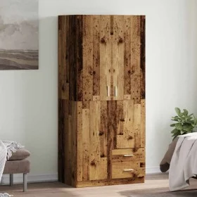 Holzwerkstoffschrank Altholz 80x52x180 cm von , Kleiderschränke - Ref: Foro24-855886, Preis: 243,15 €, Rabatt: %