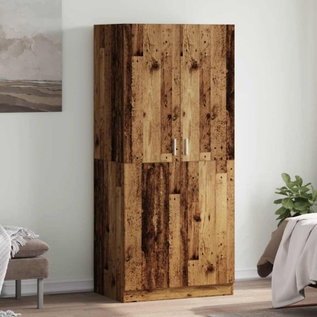 Holzwerkstoffschrank Altholz 90x52x200 cm von , Kleiderschränke - Ref: Foro24-855884, Preis: 233,32 €, Rabatt: %
