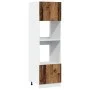 Armario de microondas madera ingeniería envejecida 60x57x207 cm de , Armarios de cocina - Ref: Foro24-856128, Precio: 170,71 ...