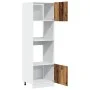 Armario de microondas madera ingeniería envejecida 60x57x207 cm de , Armarios de cocina - Ref: Foro24-856128, Precio: 170,71 ...