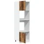 Armario de microondas madera ingeniería envejecida 60x57x207 cm de , Armarios de cocina - Ref: Foro24-856128, Precio: 170,71 ...